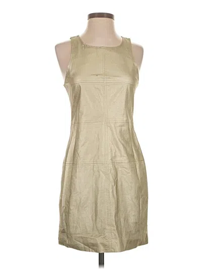 Pre-owned Minkpink Casual Dress In Tan