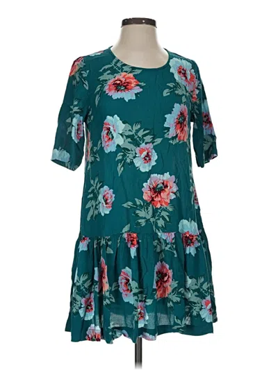 Pre-owned Minkpink Casual Dress In Teal