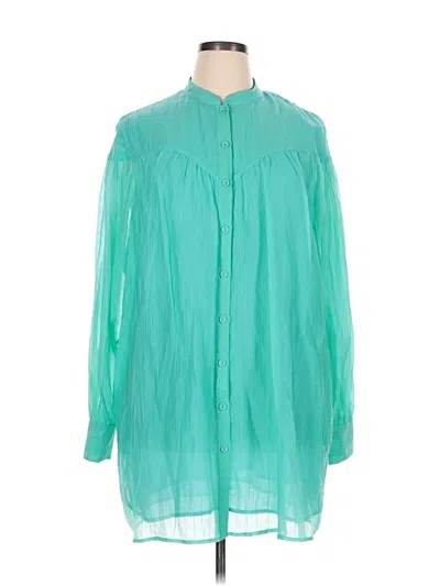 Pre-owned Minkpink Casual Dress In Teal