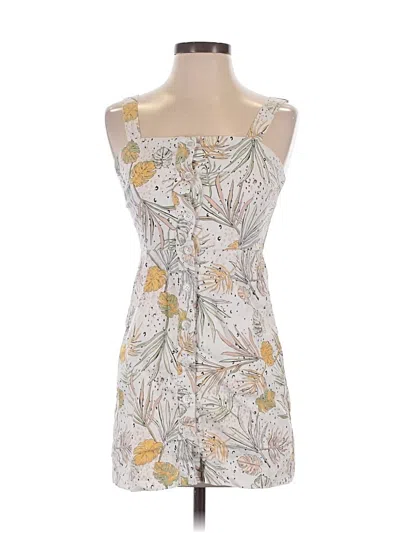 Pre-owned Minkpink Casual Dress In White