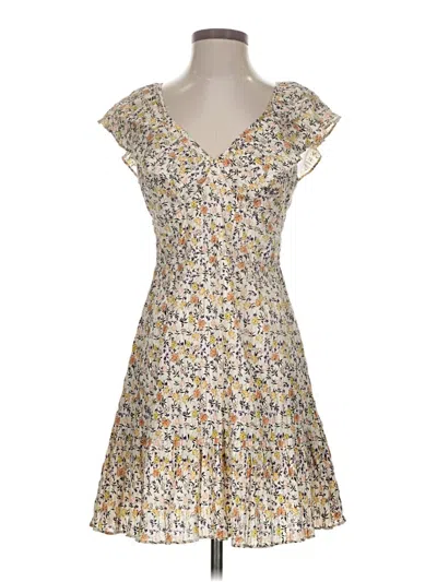 Pre-owned Minkpink Casual Dress In Yellow