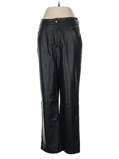 Pre-owned Minkpink Casual Pants In Black