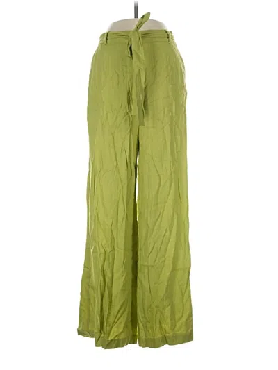Pre-owned Minkpink Casual Pants In Green