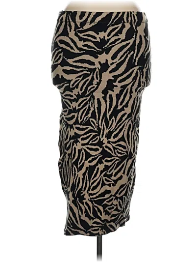Pre-owned Minkpink Casual Skirt In Brown