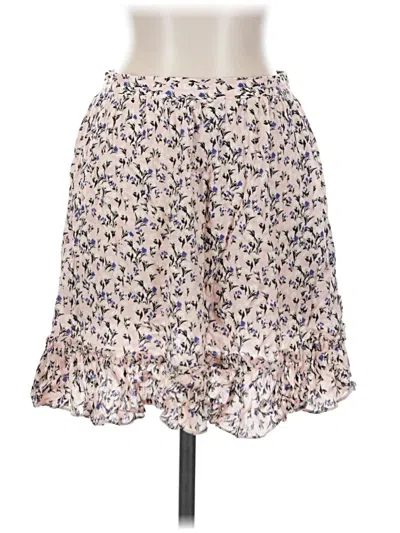 Pre-owned Minkpink Casual Skirt In Ivory