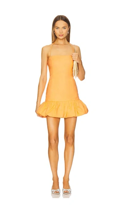 Minkpink Bubble-minikleid Charlotte In Orange