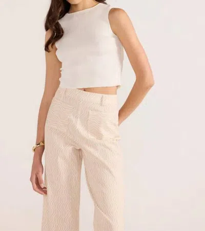 Minkpink Claire Knit Crop Top In White