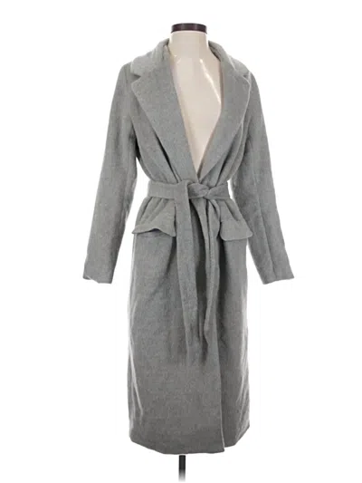 Pre-owned Minkpink Coat In Gray