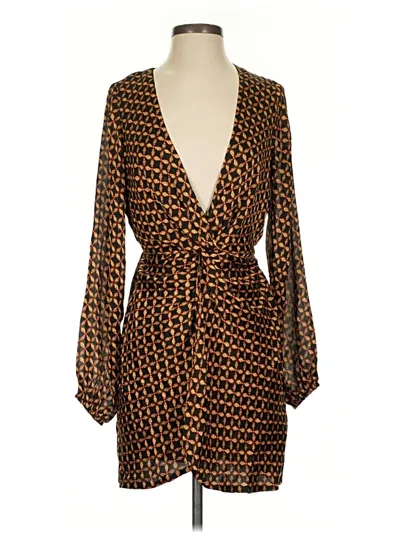 Minkpink Cocktail Dress In Brown