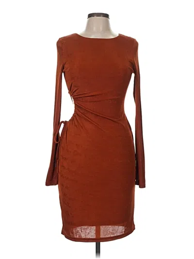 Pre-owned Minkpink Cocktail Dress In Brown