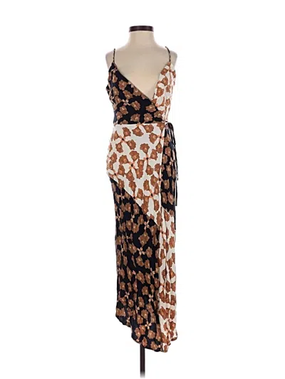 Pre-owned Minkpink Cocktail Dress In Brown