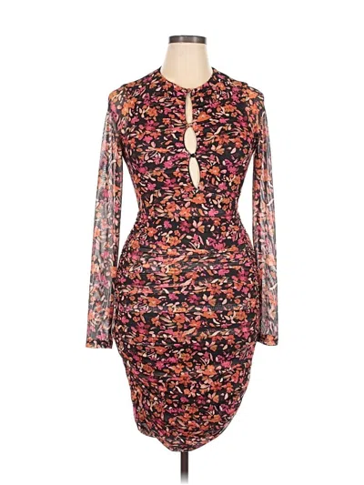 Pre-owned Minkpink Cocktail Dress In Burgundy