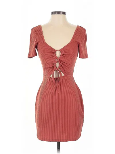 Pre-owned Minkpink Cocktail Dress In Orange