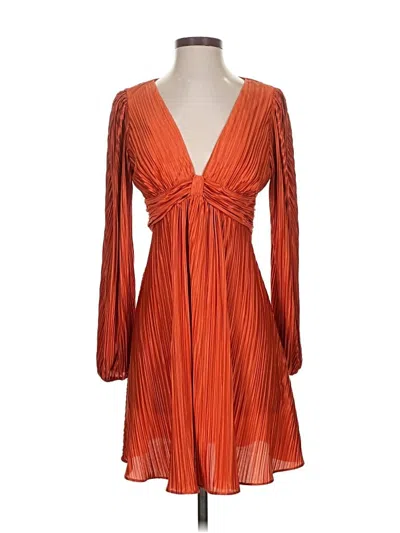 Pre-owned Minkpink Cocktail Dress In Orange
