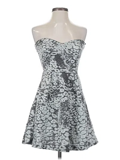 Pre-owned Minkpink Cocktail Dress In Silver