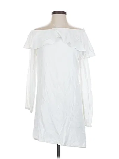 Pre-owned Minkpink Cocktail Dress In White