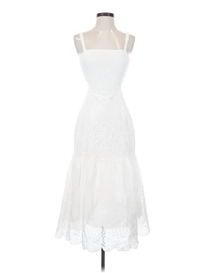 Pre-owned Minkpink Cocktail Dress In White