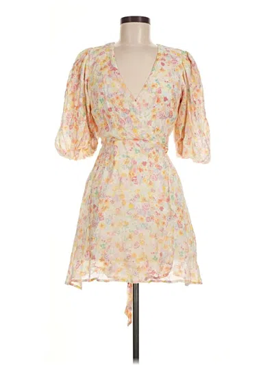 Pre-owned Minkpink Cocktail Dress In Yellow