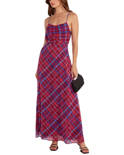 Minkpink Cosmic Bias Maxi Dress In Animal Print