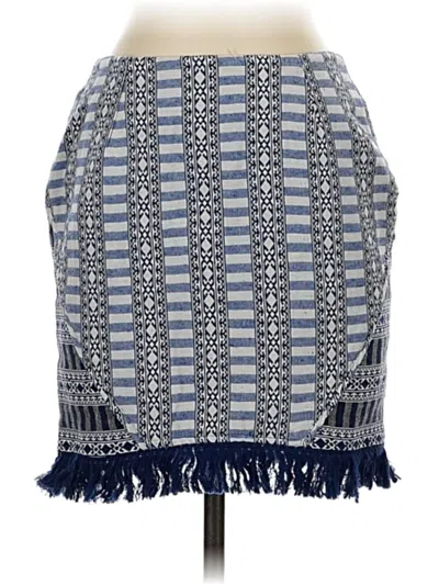 Pre-owned Minkpink Denim Skirt In Blue