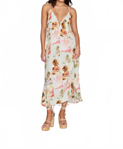 Minkpink Dolce Maxi Dress In Postcard In White