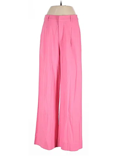 Pre-owned Minkpink Dress Pants In Pink