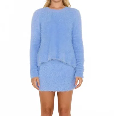 Minkpink Elidi Knit Top In Light Blue