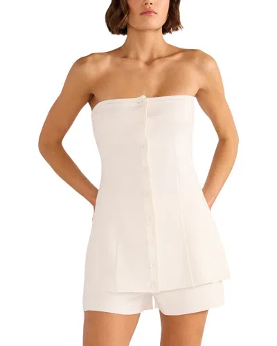 Minkpink Elora Knit Bustier Top In Pink