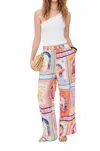 Minkpink Elysia Drawstring Pants Paradiso In Multi