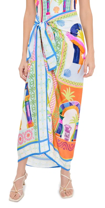 Minkpink Elysia Sarong Paradiso In Multi