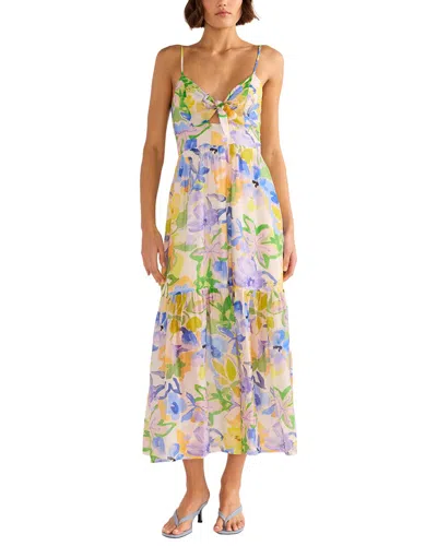 Minkpink Fable Tie Midi Dress In Multi