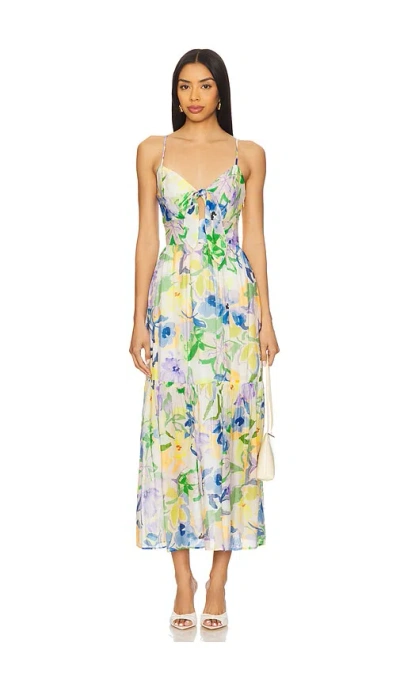 MINKPINK FABLE TIE MIDI DRESS