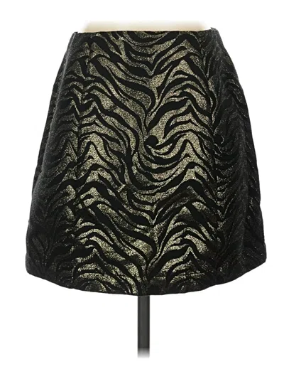 Pre-owned Minkpink Formal Skirt In Black