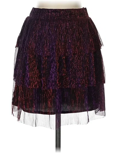 Pre-owned Minkpink Formal Skirt In Purple
