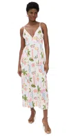 Minkpink Gracie Panel Midi Dress In Fruity-floral In Multi