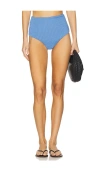 Minkpink Irina High Bikini Pant In Blue