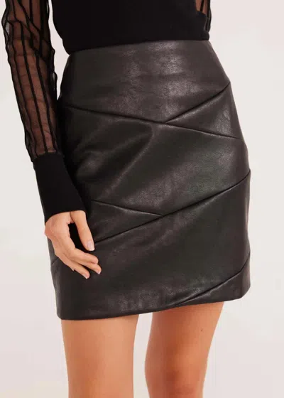 Minkpink Leena Mini Skirt In Black
