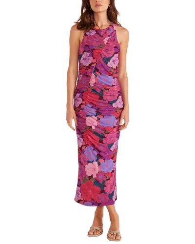 Minkpink Lexie Mesh Midi Dress In Multi
