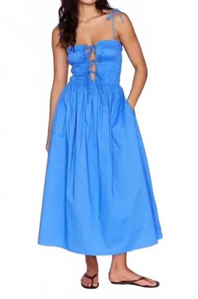 Minkpink Liana Midi Dress In Blue