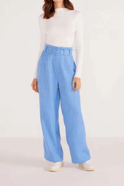 Minkpink Lucy High Waisted Pant In Blue