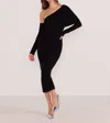 Shop Minkpink Mirabel Knit Midi Dress In Black