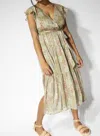 Minkpink Monet Midi Dress In Multi In Beige