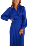 Minkpink Button Up Blouse In Blue In Blue