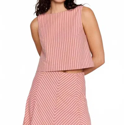 Minkpink Paloma Low Back Top In Pink In Multi