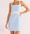 Minkpink Pandora Contrast Mini Dress In Sky Blue In Blue