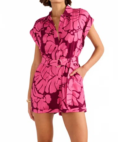 Minkpink Persephone Romper In Berry