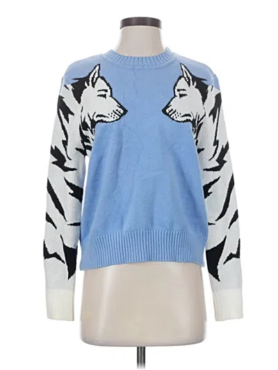 Pre-owned Minkpink Pullover Sweater In Blue