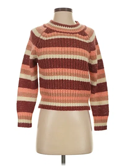 Pre-owned Minkpink Pullover Sweater In Brown