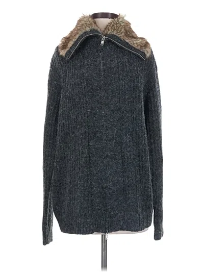 Pre-owned Minkpink Pullover Sweater In Gray