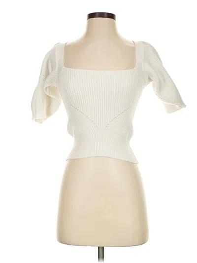 Pre-owned Minkpink Pullover Sweater In Ivory